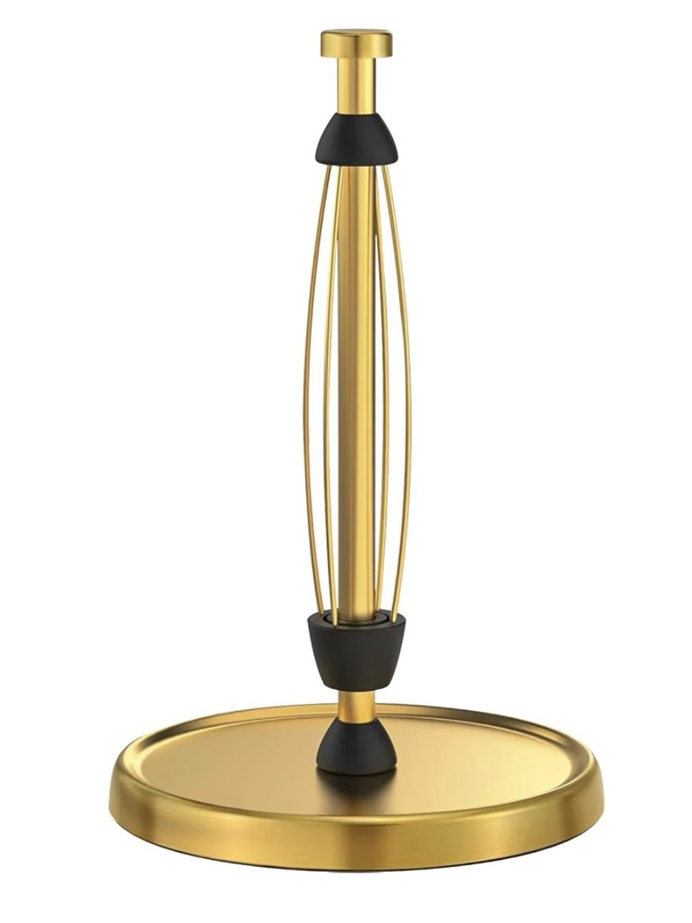 Paper Towel Holder Countertop, Gold Kitchen Accessories Decor, Stainless Steel